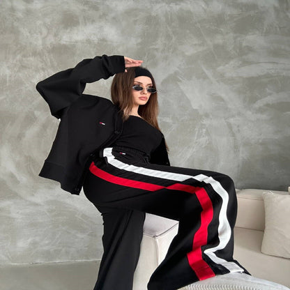 Découvrez l'ensemble tommy hilfiger alliant confort, élégance et style chic.